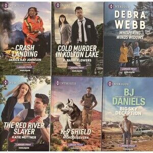 Harlequin Intrigue Book Bundle Suspense Romance Mystery